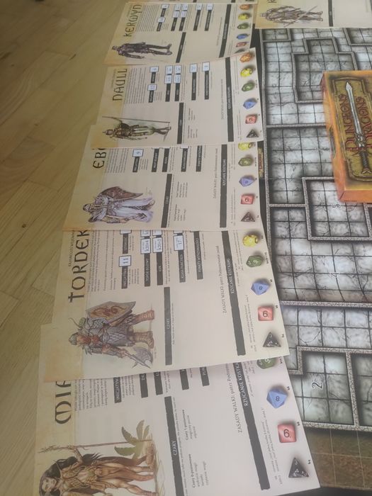 Dungeons and Dragons: gra przygodowa. Unikat z 2003 roku.