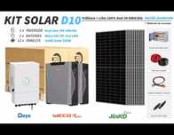 Kit de lítio trifásico D10 30 kWh/dia Bateria WeCo 10,6 kWh 100% lítio