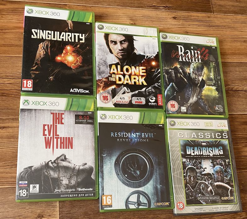 Xbox 360: Deadpool, X-Men, FIFA 19, Mortal Kombat, Doom, Driver, GTA5
