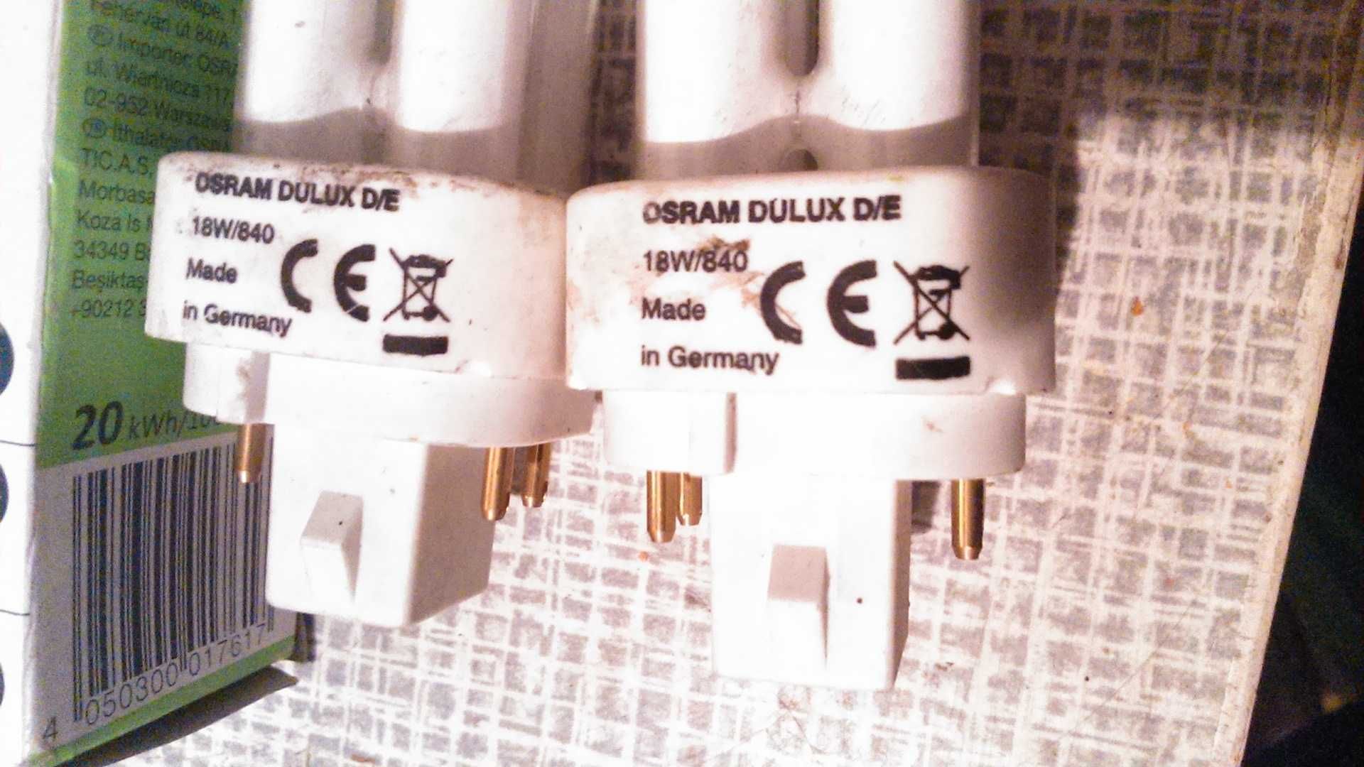 Świetlówka Dulux D/E 18W G24q