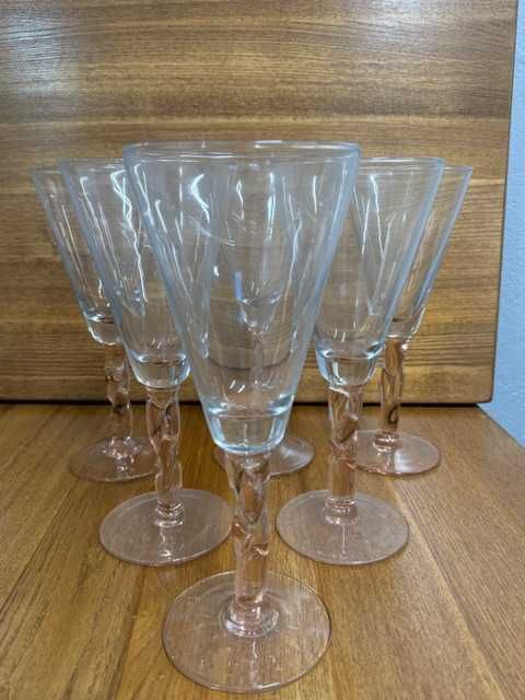 komplet 6 sztuk Puchary szklane do deserów 620 ml duże