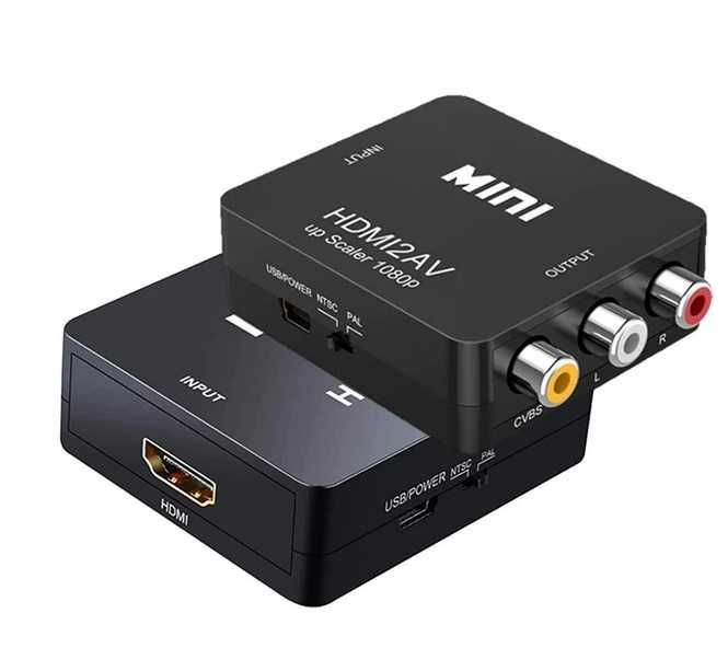 Конвертер HDMI у AV RCA тюльпан Адаптер HDMI2AV / э також AV2HDMI