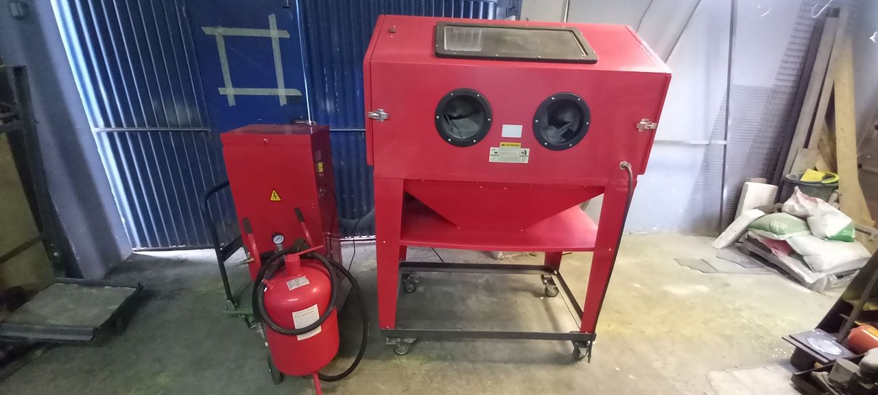 Equipamento de Decapagem com Compressor