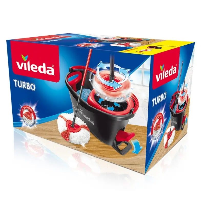 Набір для прибирання Vileda Easy Wring Clean Turbo 2в1 Чехія 163422