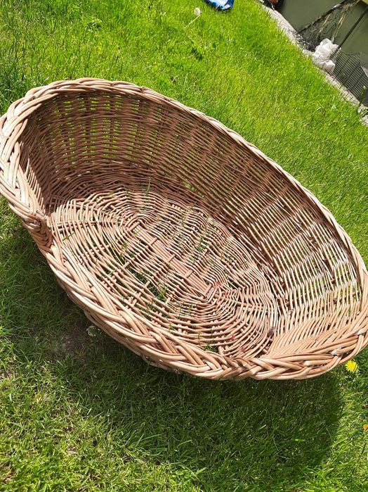 Koszyk wiklinowy legowisko dla psa duże 75cm labrador