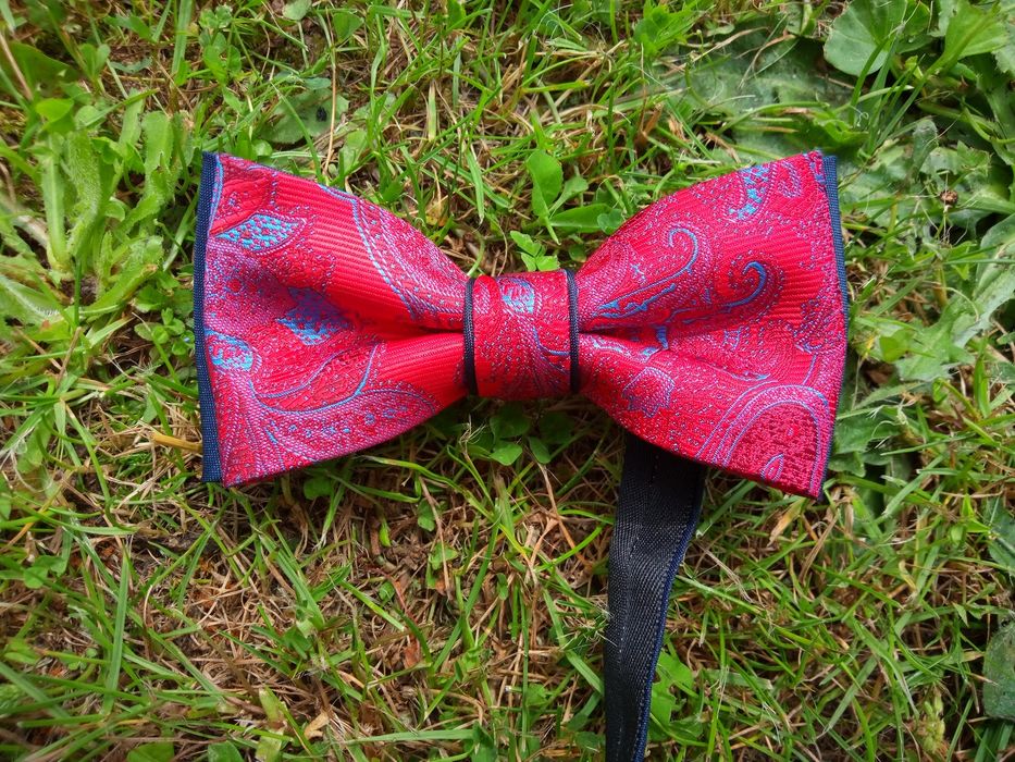 Mucha Poszetka - Zestaw Muszka z chusteczką