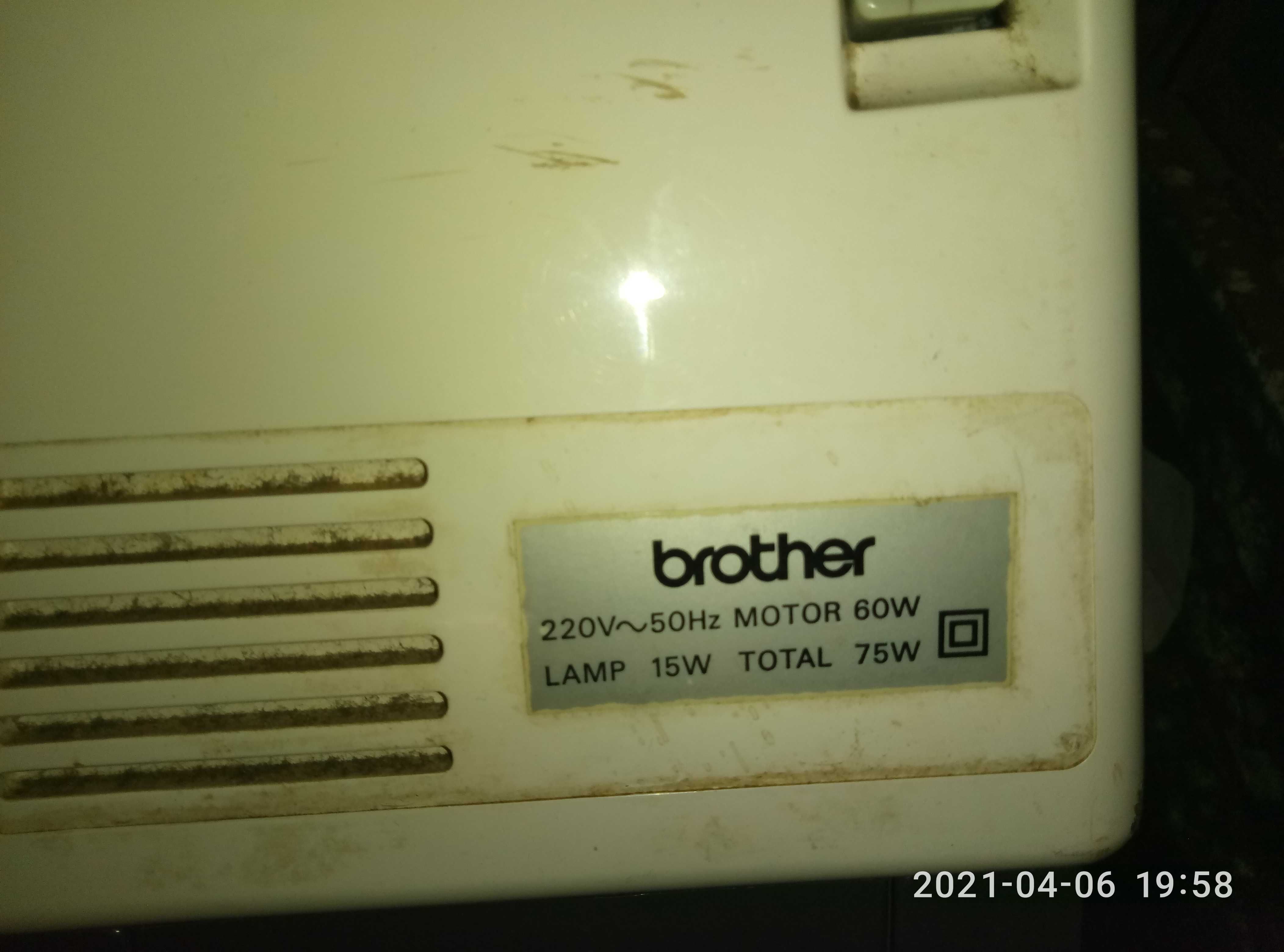 Швейная машинка электрическая б/у. BROTHER. WT 2080