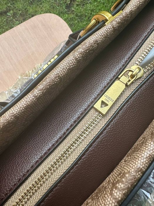 Сумка жіноча Guess, шкіряна велика сумка Гесс