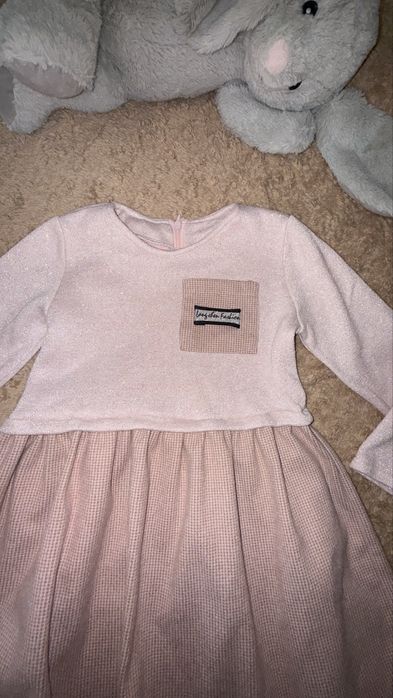 Тепле святкове плаття, люрекс