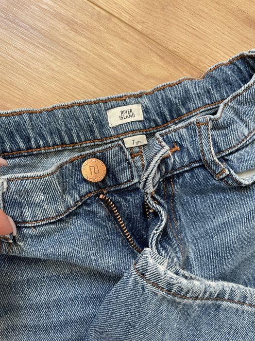 Jak nowe jeansy spodnie river island 134 cm