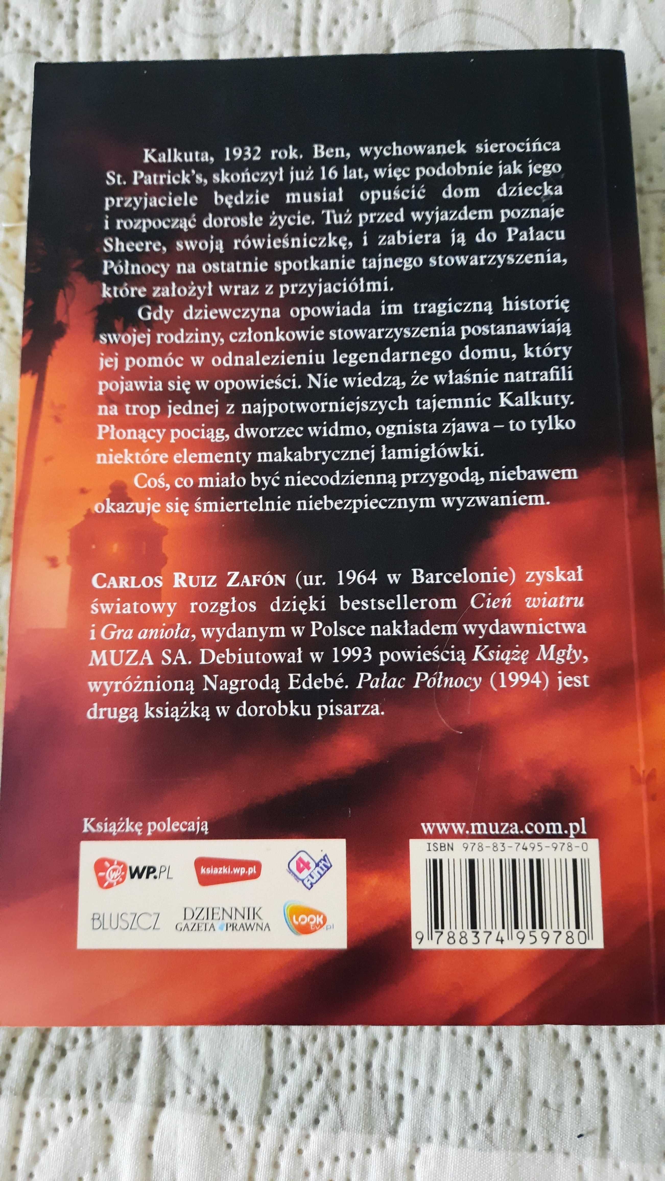 Książka Pałac północy Carlos Ruiz Zafon