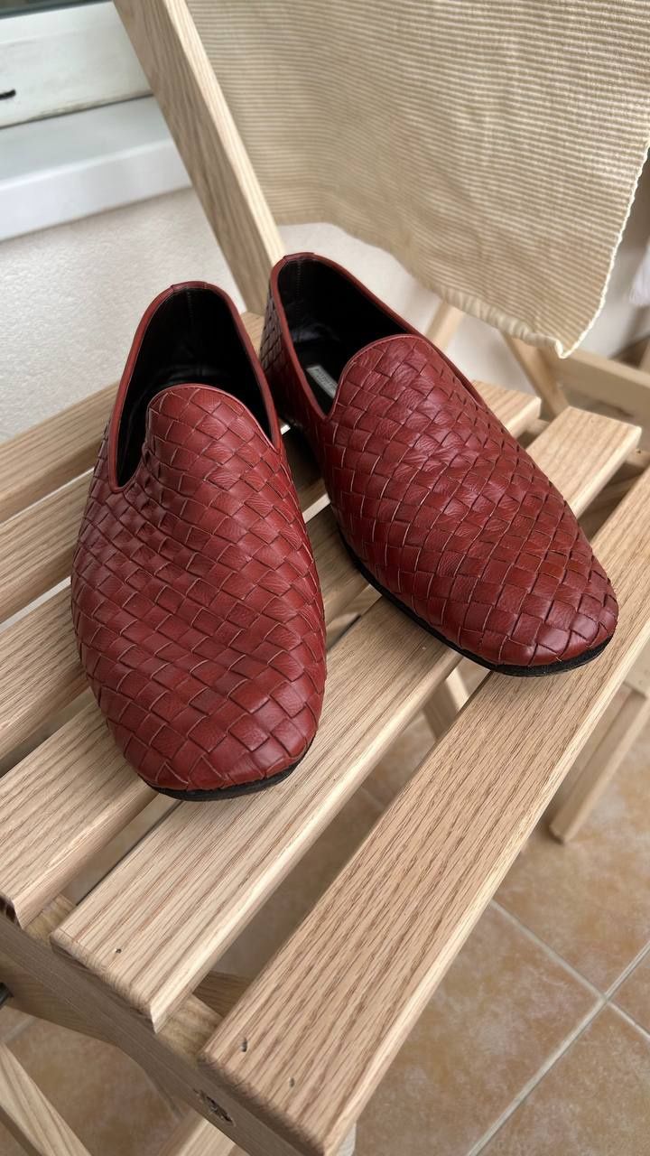 Чоловічі шкіряні мокасини, лофери, туфлі Bottega Veneta