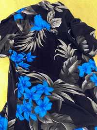 koszula hawajska we wzory vintage retro
