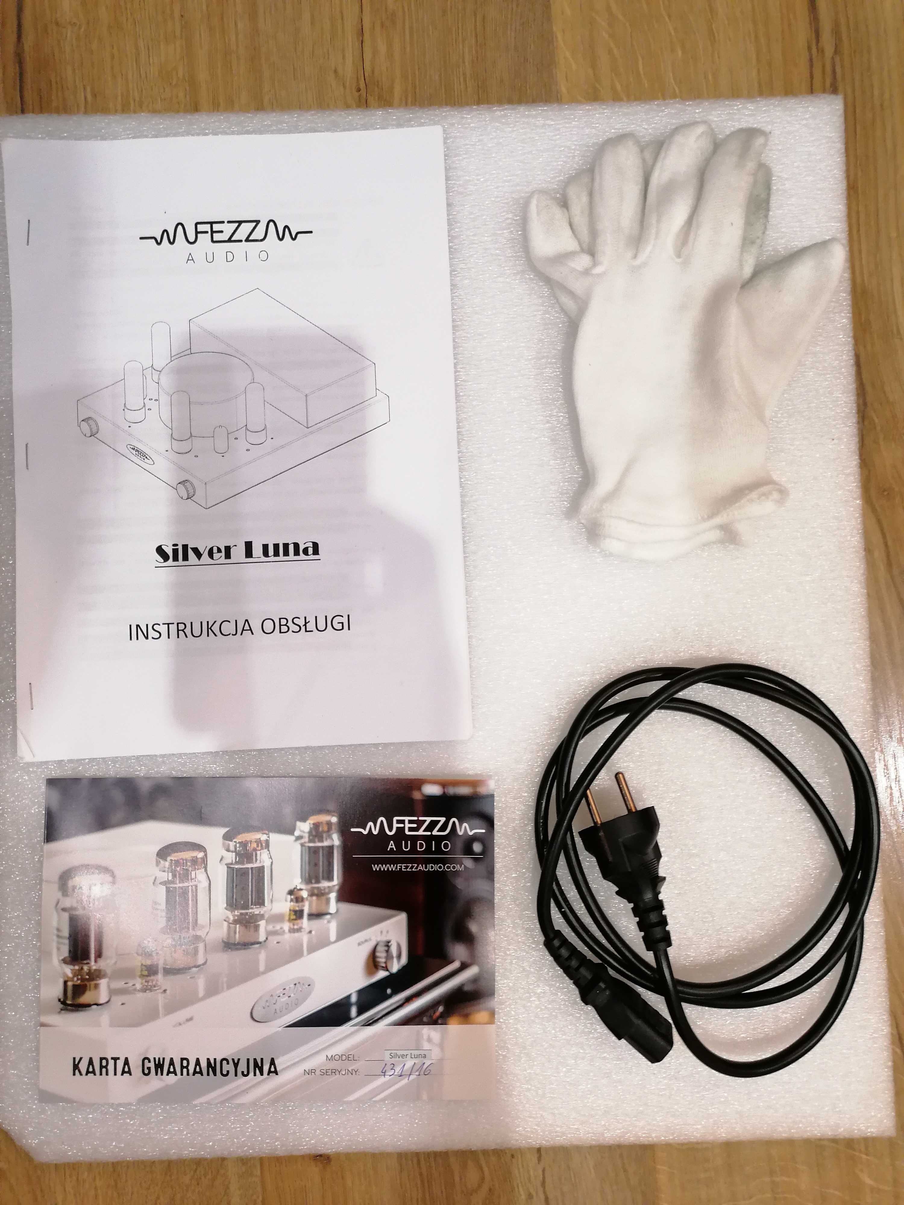 Wzmacniacz lampowy Fezz Audio model Silver Luna piękny