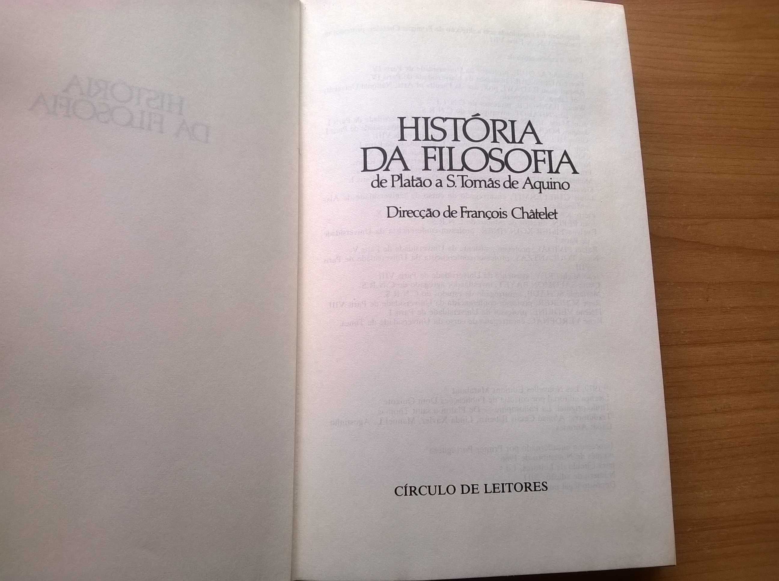 História da Filosofia - de Platão a S. Tomás de Aquino