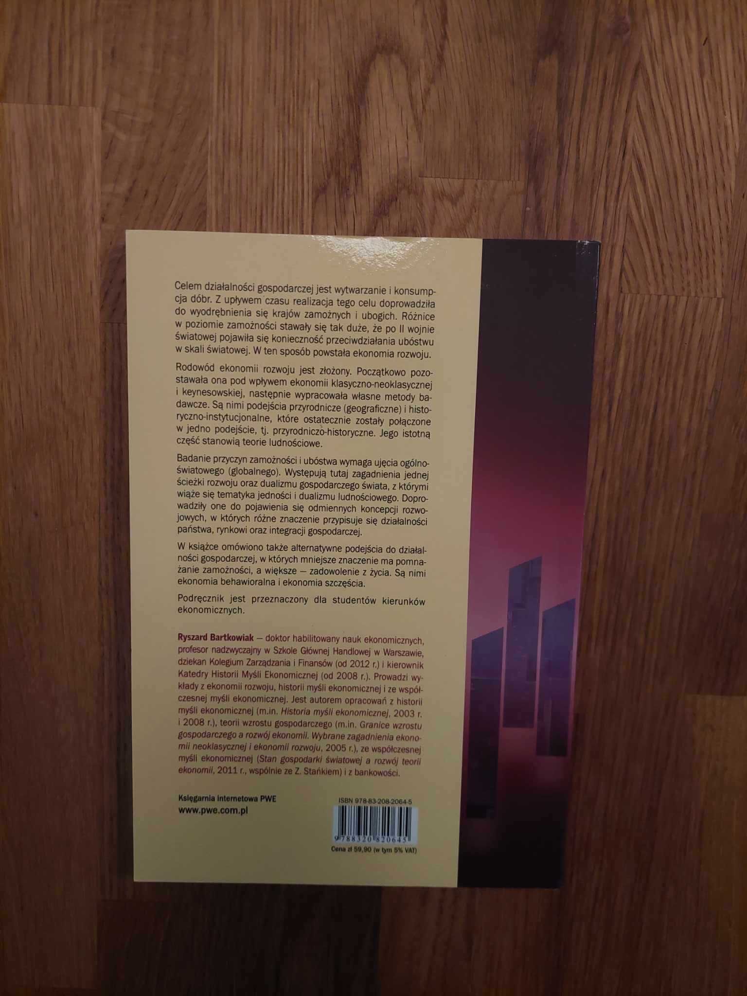 Książka Ekonomia Rozwoju Ryszard Bartkowiak