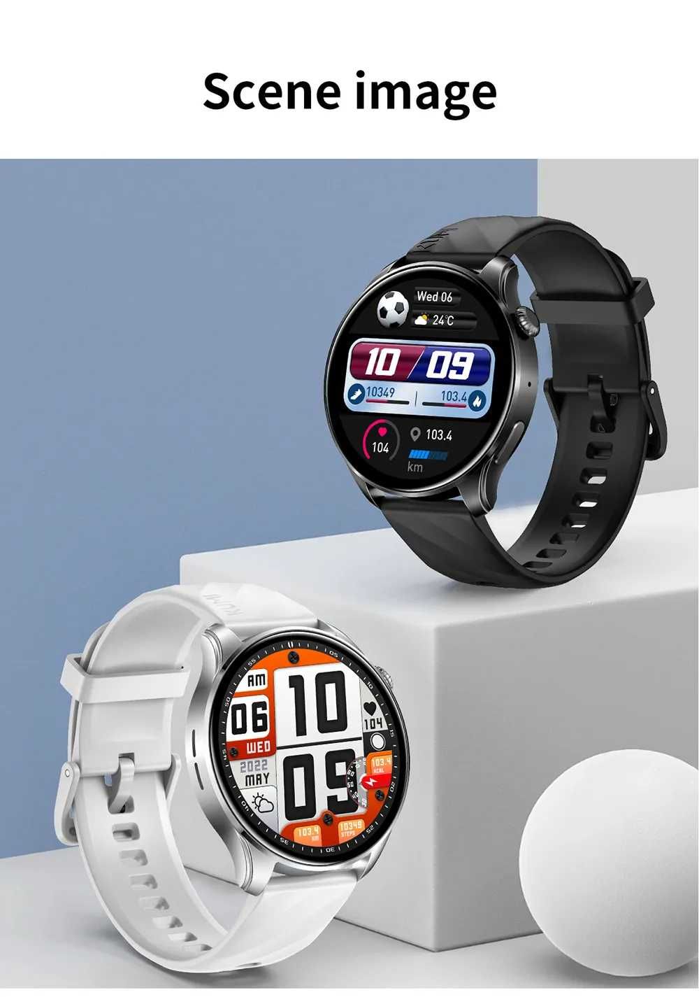 Smartwatch KUMI GW3 Pro 1,43" Amoled HD