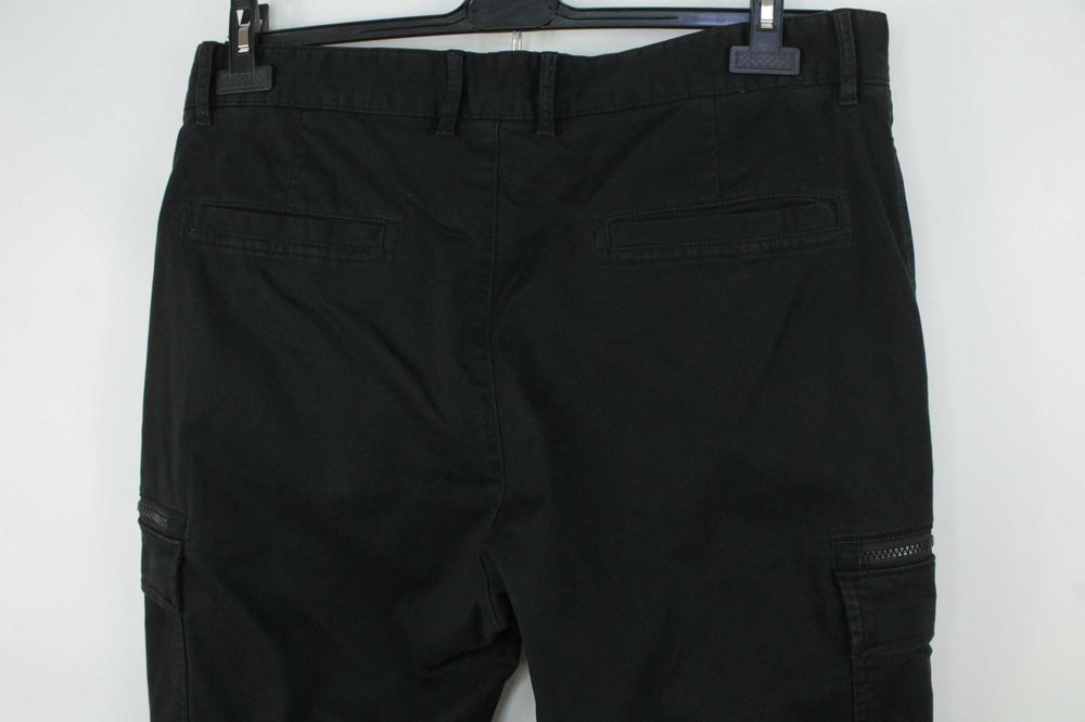 Брендові карго штани Hugo Boss Glian231D Zip Pocket Black Cargo W36L32