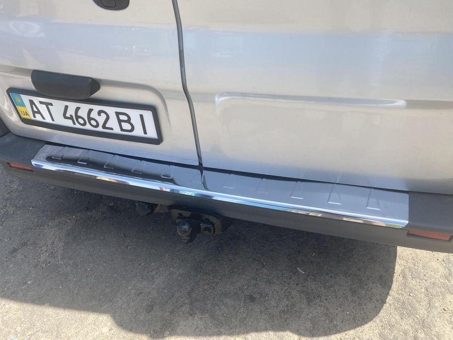Opel Vivaro Renault Trafic Primastar Накладка на задний бампер