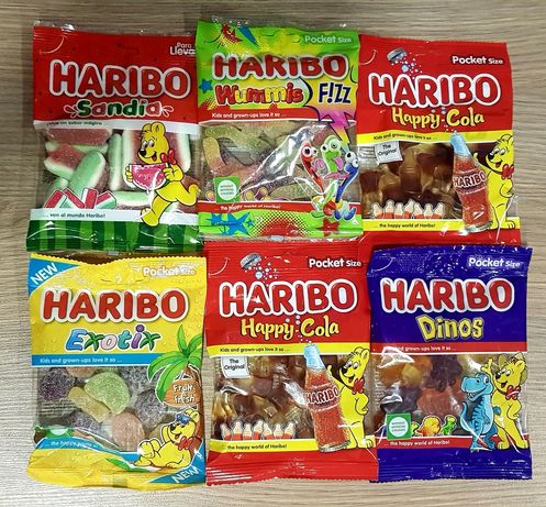 Жувальні цукерки Haribo/Харібо 100г.