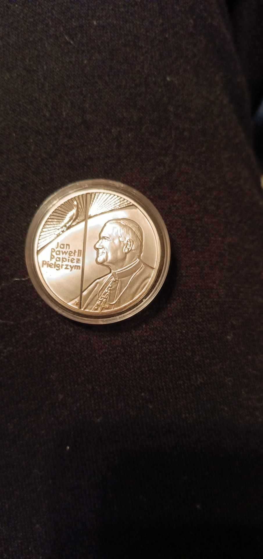 Moneta srebro Jan Paweł Pielgrzym 10zł