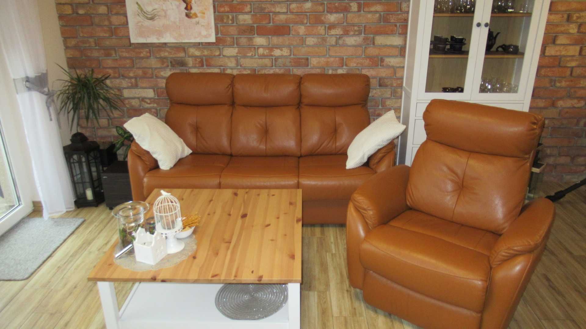 Komplet wypoczynkowy kanapa sofa rozkładana