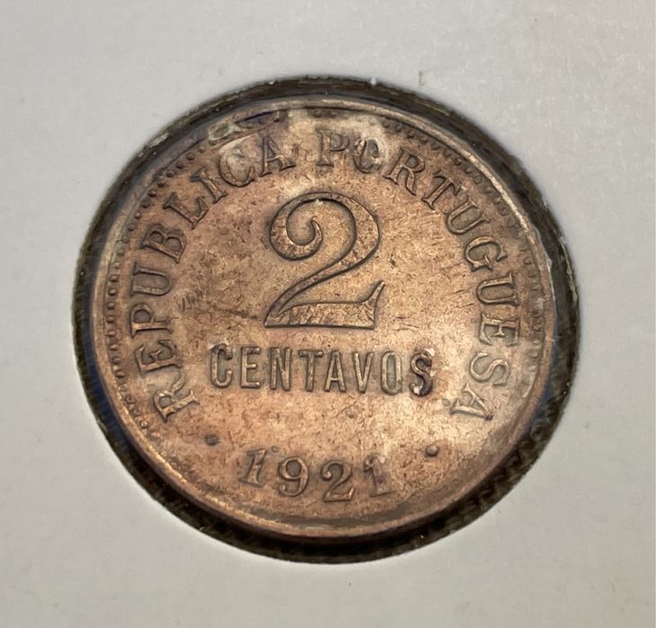 Moeda 2 centavos 1921