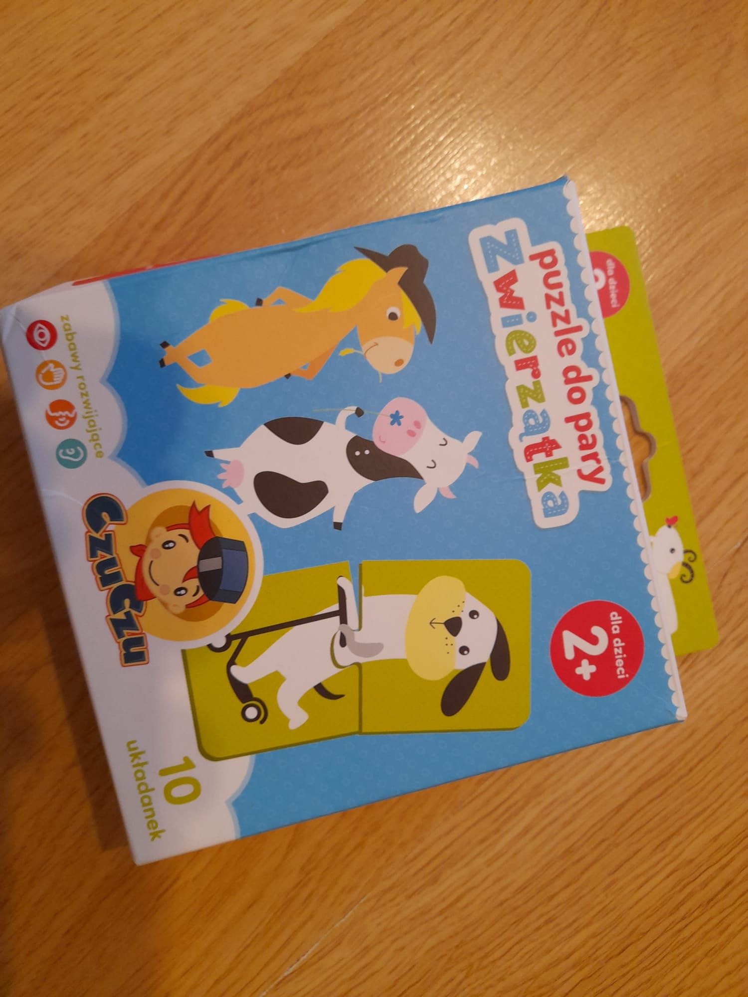Puzzle dla dziecka 2+. Trzy różne komplety