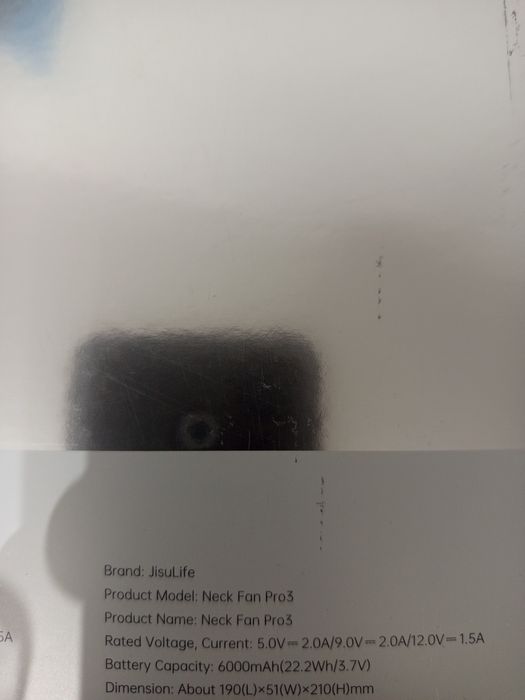 Wentylator na szyję JisuLife Neck FanPro 3