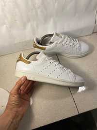 Adidas Stan Smith женские кожаные кроссовки 37,5 р 23,5 см оригинал