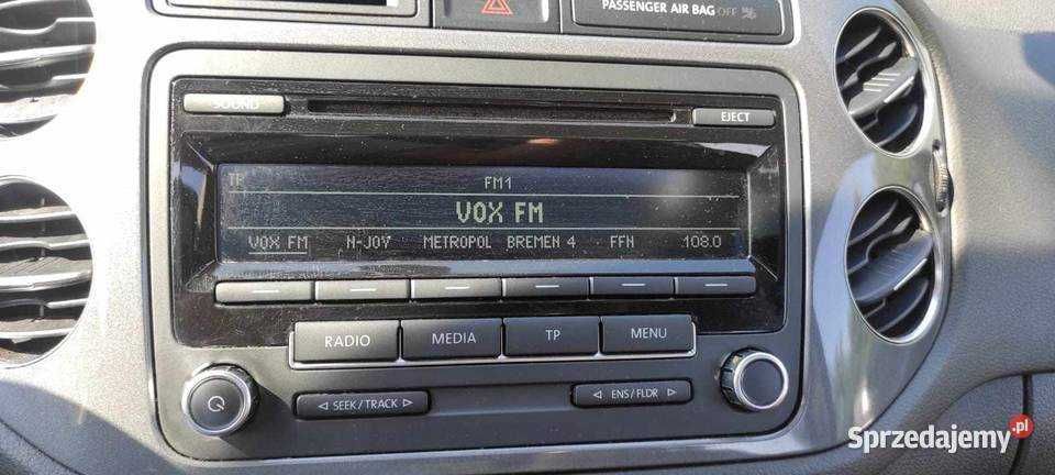 Radio samochodowe Volkswagen Tiguan 2012r