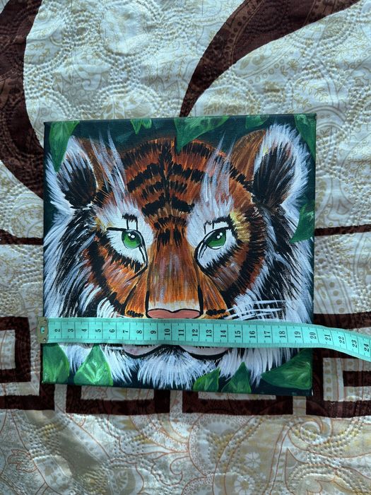 Картина акрилом Тигр