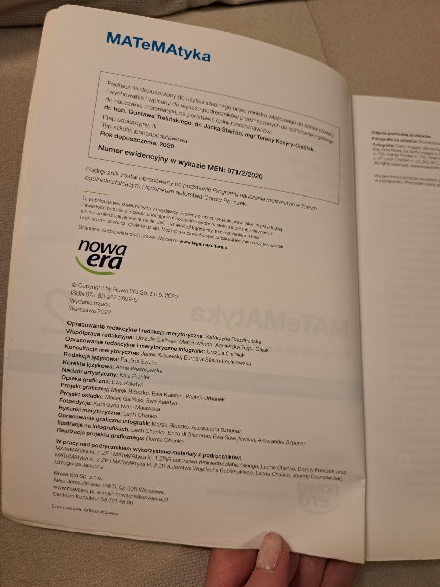 Matematyka klasa 2 zakres podstawowy