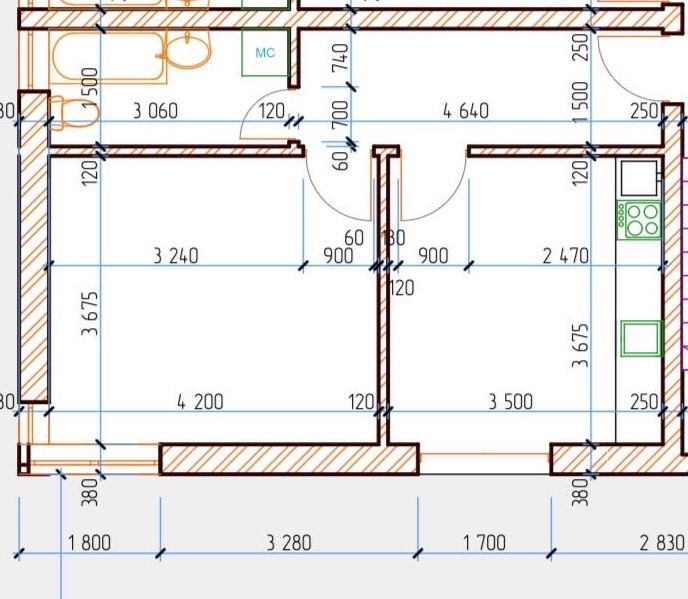 Продаж 1 кім. квартири без% розтермінування!