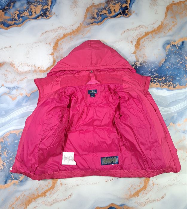 Пуховик Polo Ralph Lauren на девочку зимний куртка с капюшоном