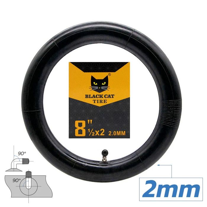 Dętka 8.5x2 zakrzywiony wentyl hulajnoga Xiaomi Motus Techlife Vsett