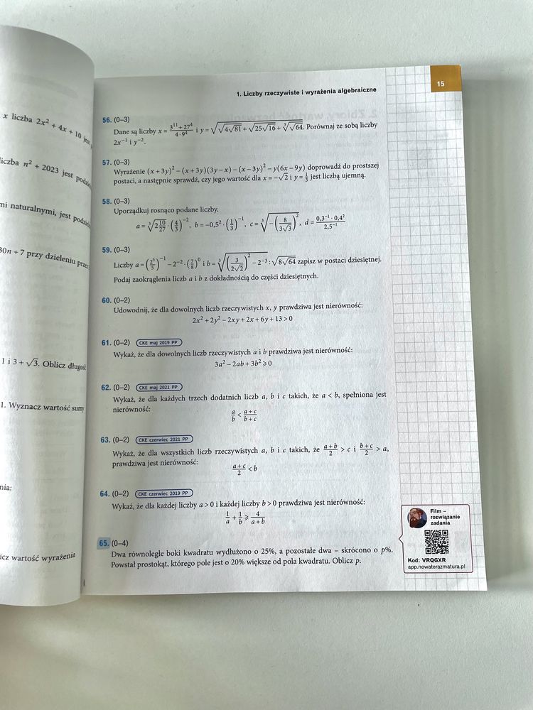 nowa teraz matura matematyka zbiór zadań