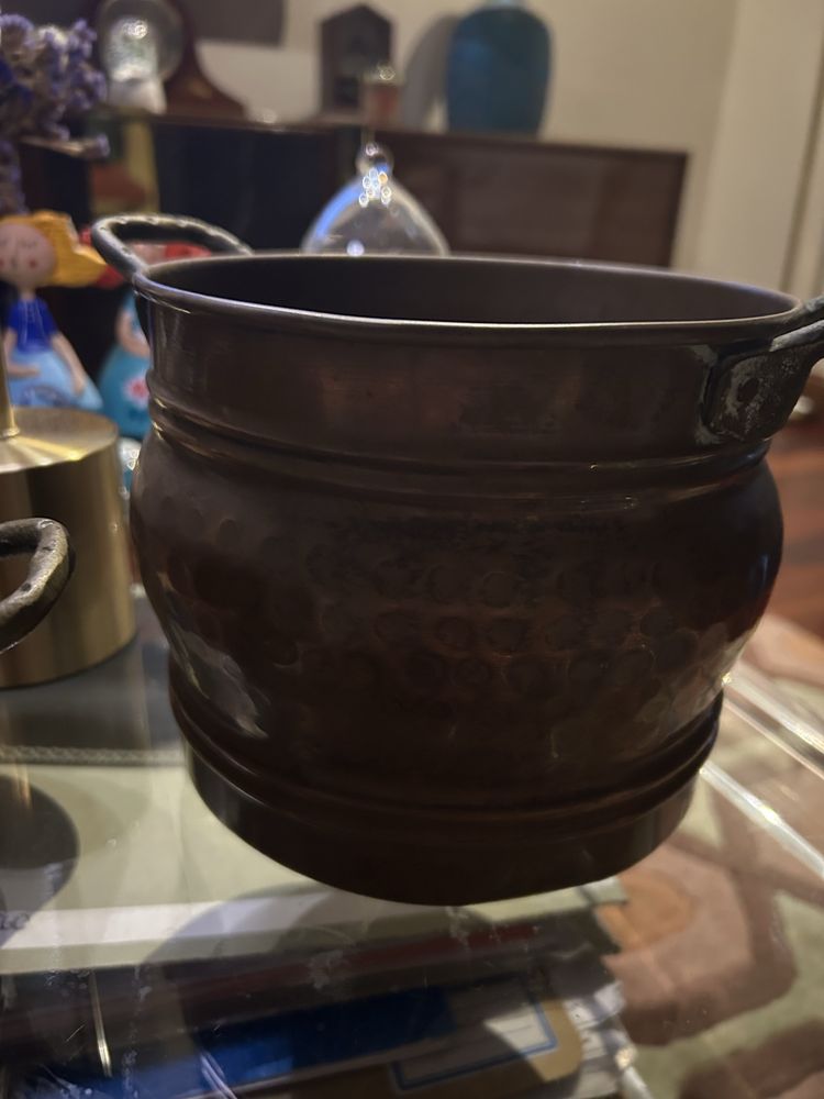 Dois vasos cobre