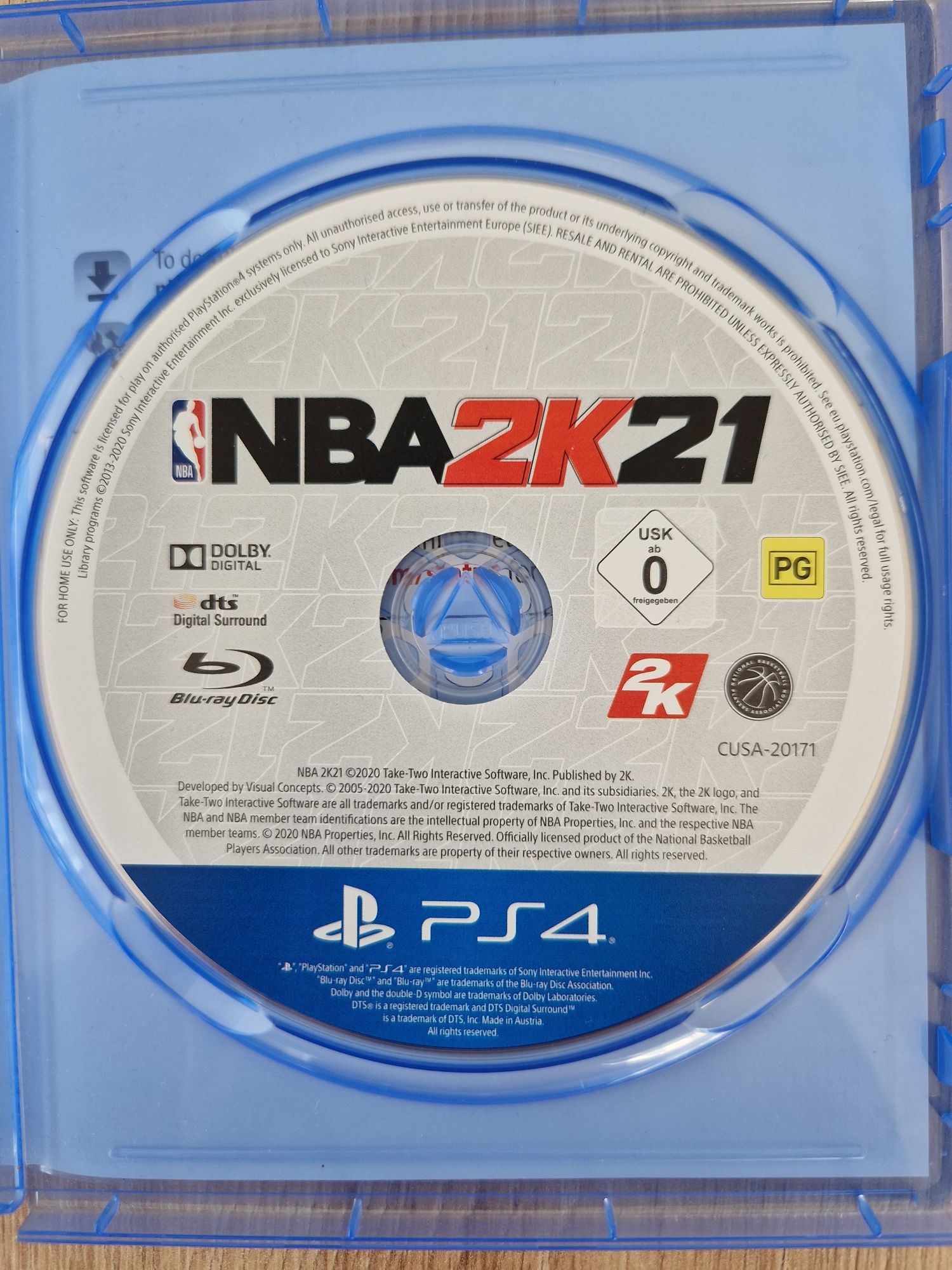 NBA 2K21 PS4 PS5 stan idealny