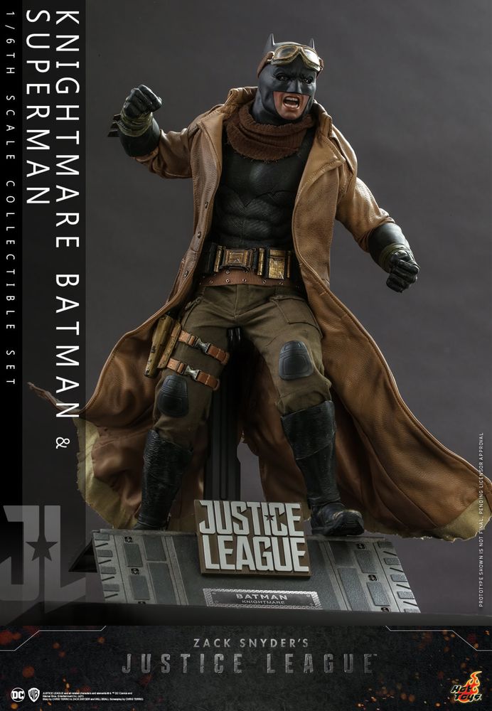 Фигурка 1/6 hot toys tms38 JUSTICE League KNIGHTMARE BATMAN & SUPERMAN