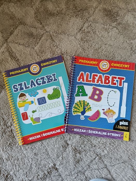 Książki zmazywalne 2 sztuki