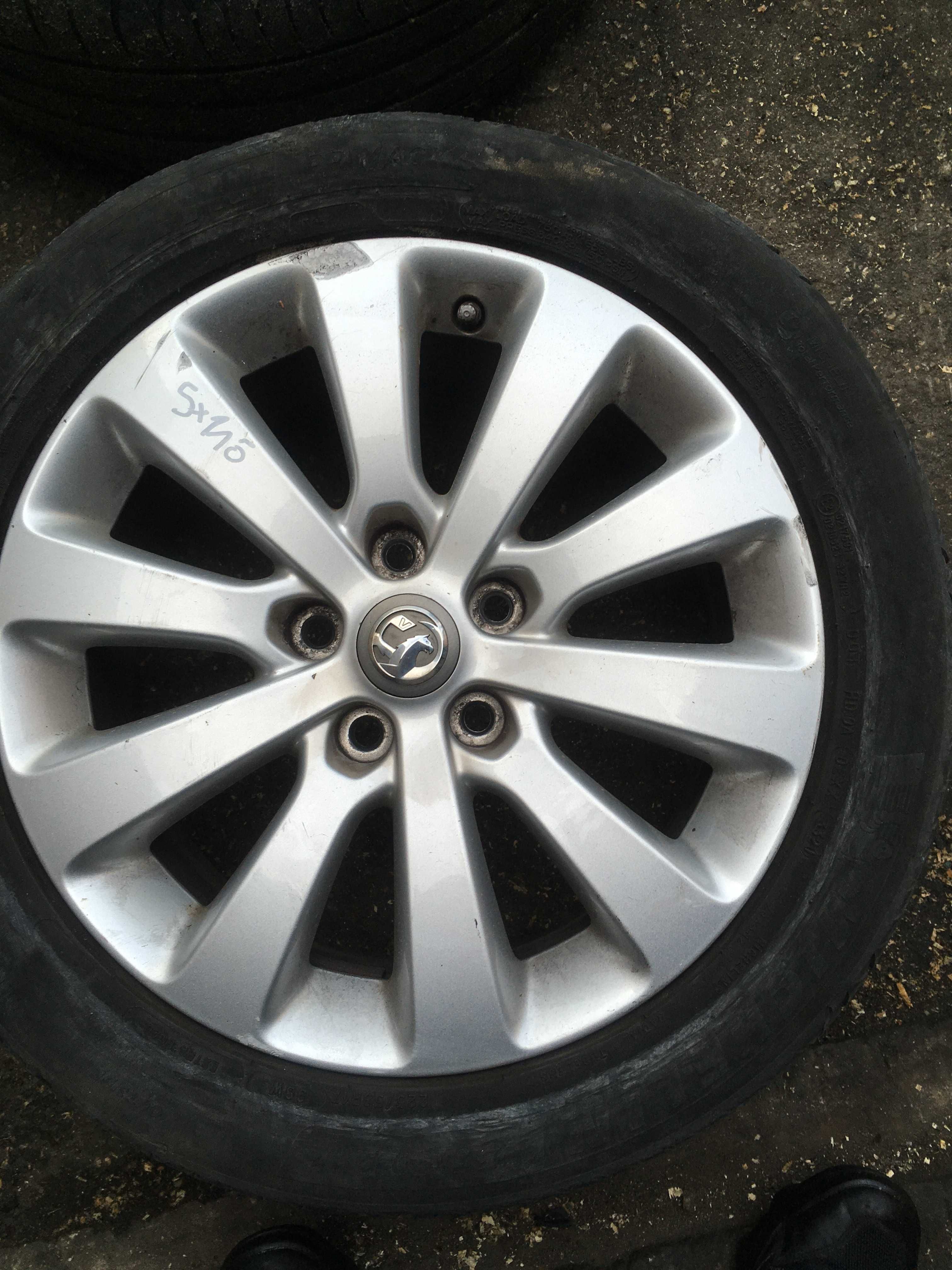 Opel Astra Zafira Felgi Koła Aluminiowe Z oponami 17 cali 5x115