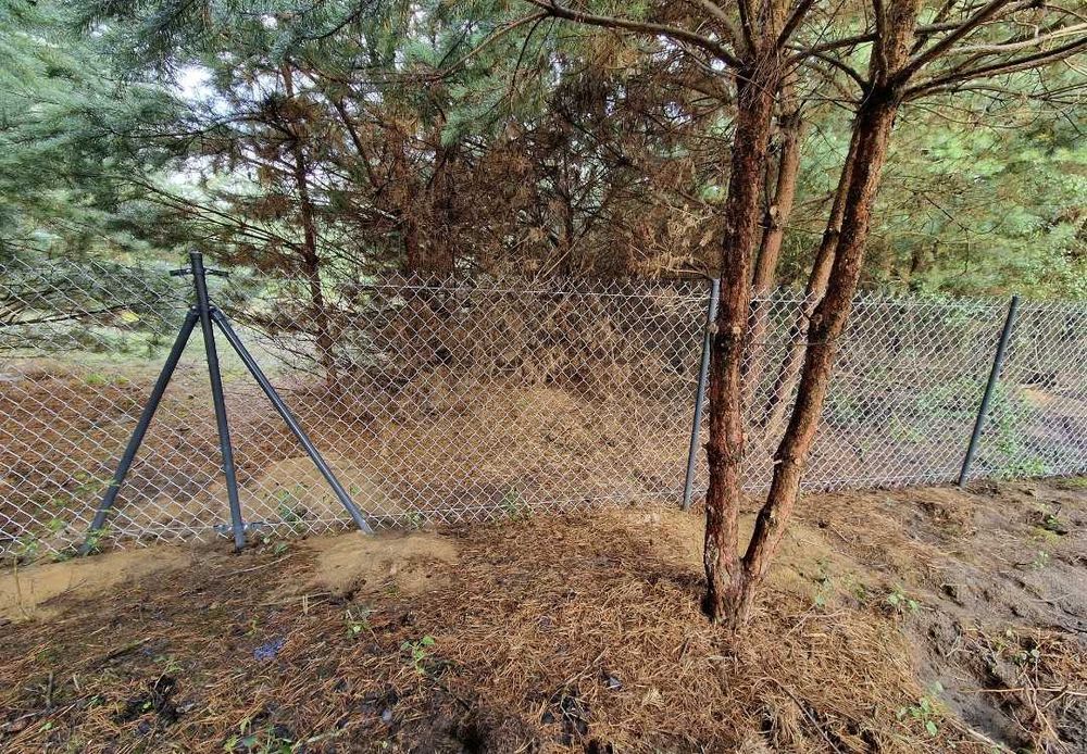 Siatka ogrodzeniowa ocynkowana pleciona