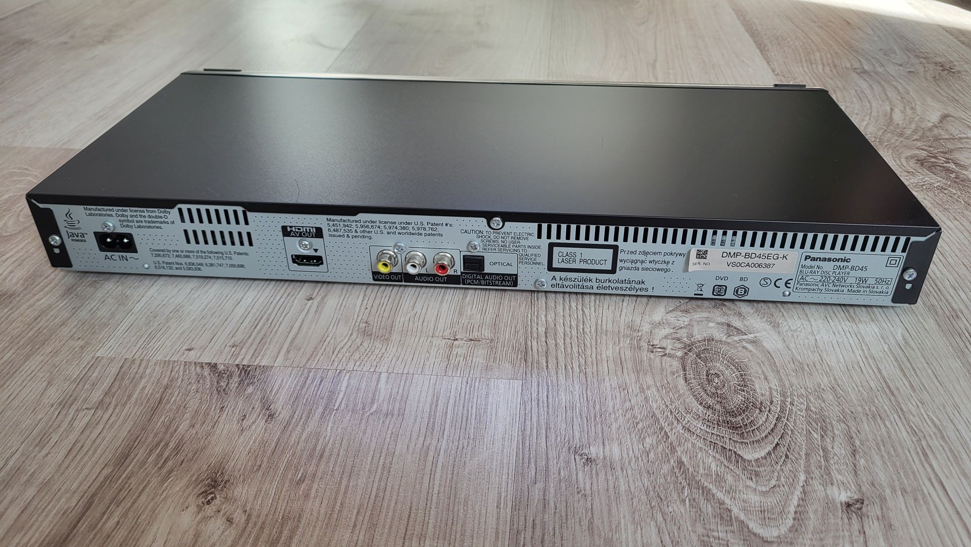 Odtwarzacz Blu-ray Panasonic dmp-bd45