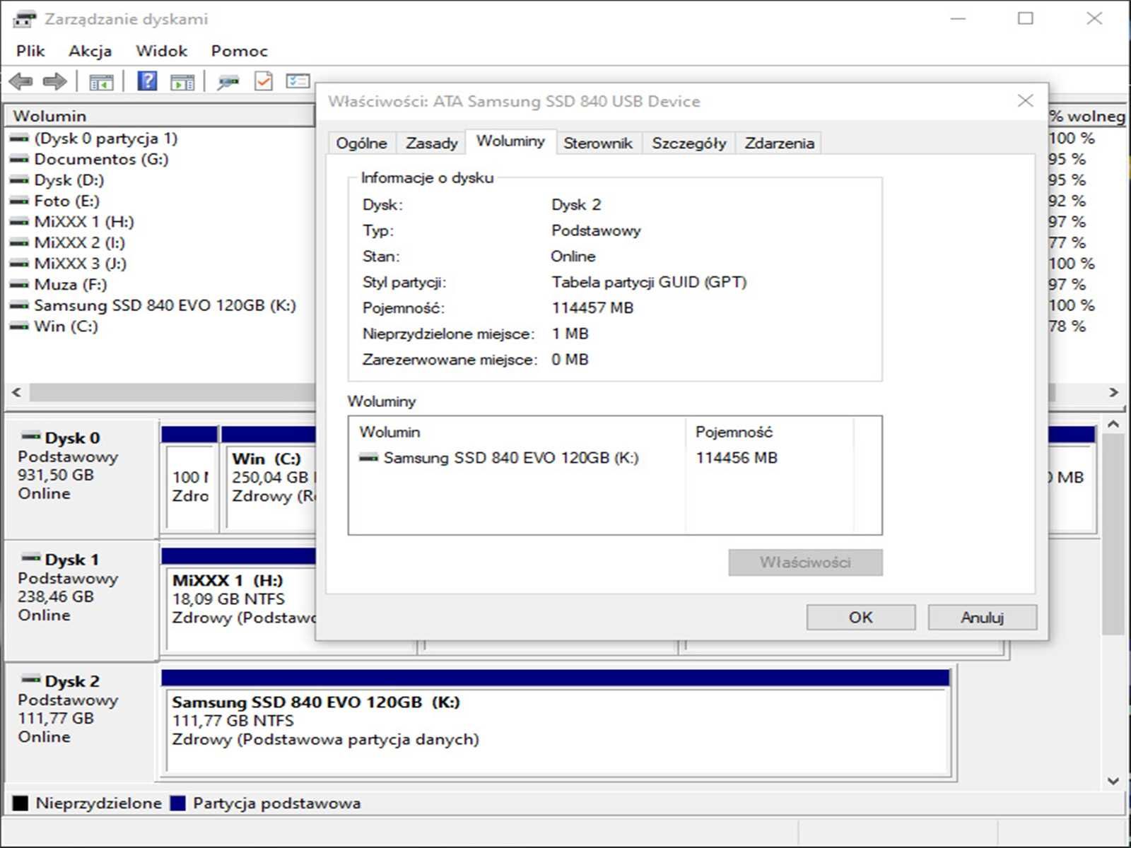 SSD 120GB Samsung 840 EvO