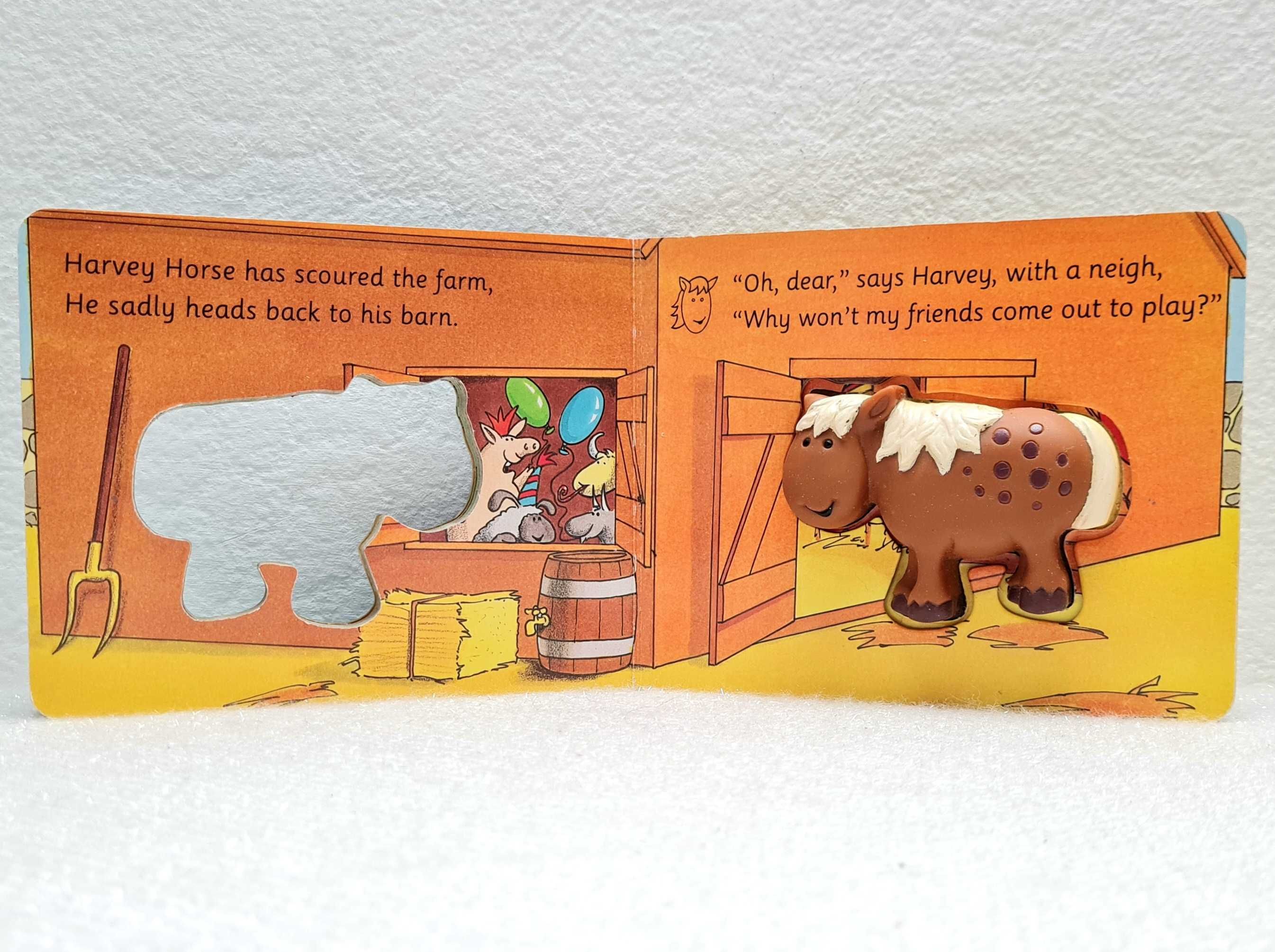 Harvey Horse książka po angielsku angielska dla dzieci z piszczałką