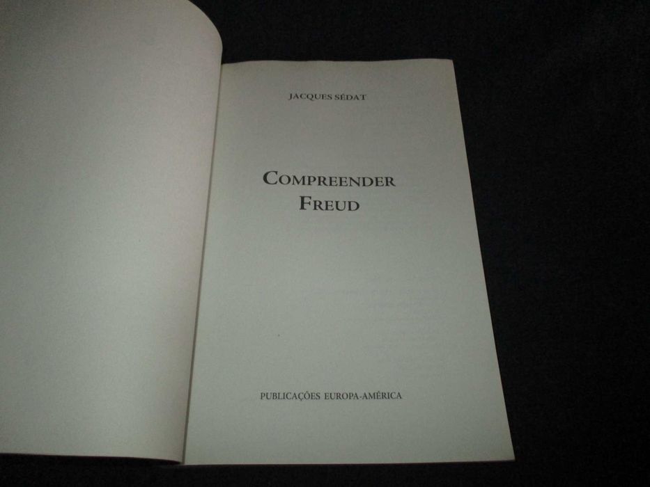 Livro Compreender Freud Jacques Sédat