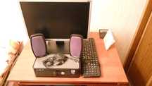 Zestaw komputerowy, dell optiplex 760, monitor, klawiatura, głośniki