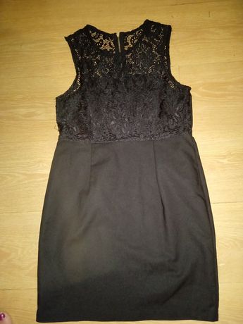 Черное платье короткое в новом состоянии