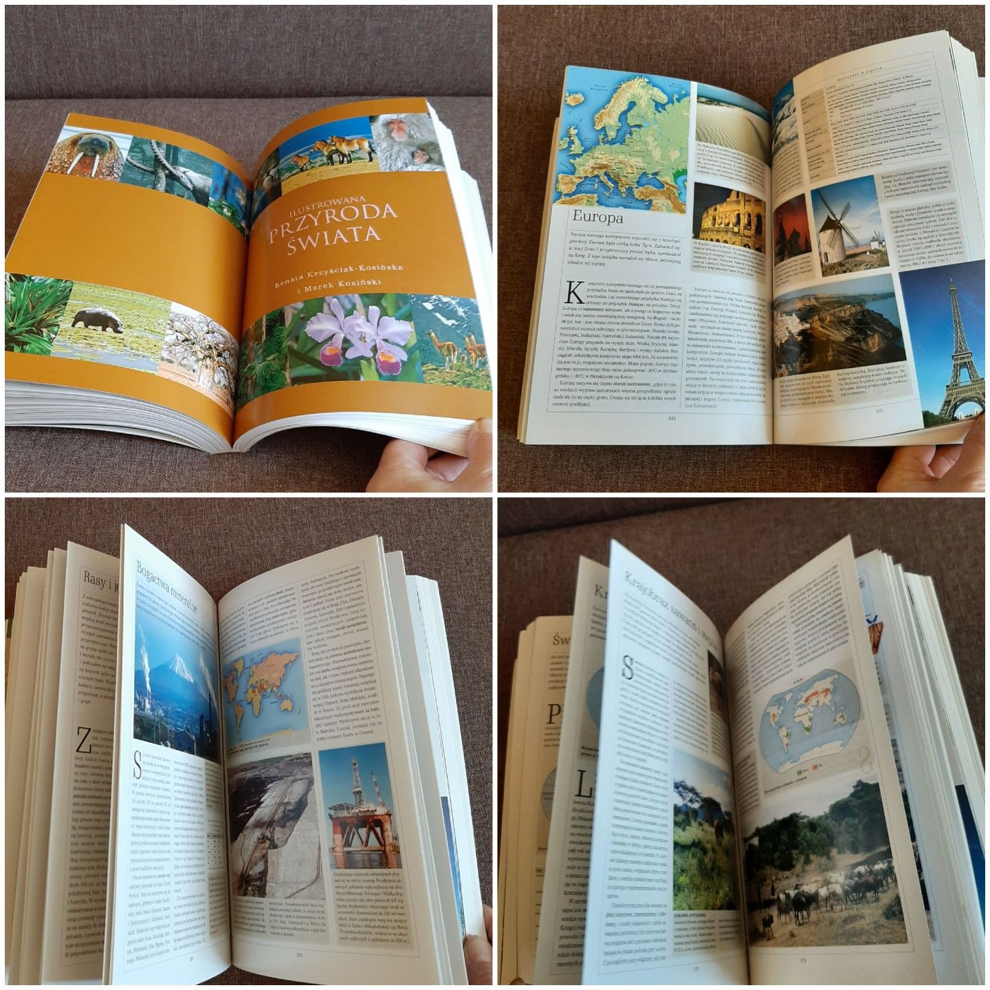 Książka - ilustrowana księga świata historia geografia przyroda
